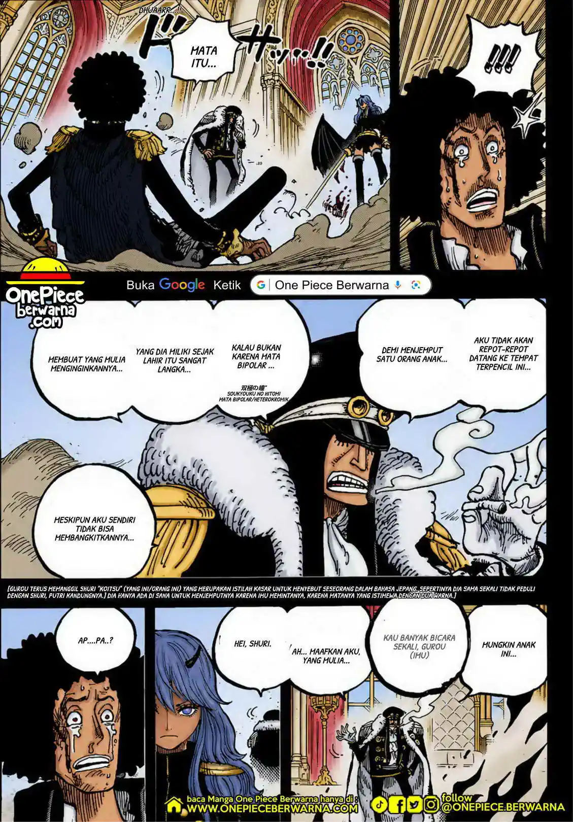 One Piece berwarna 1186 1187 1188 bahasa indonesia